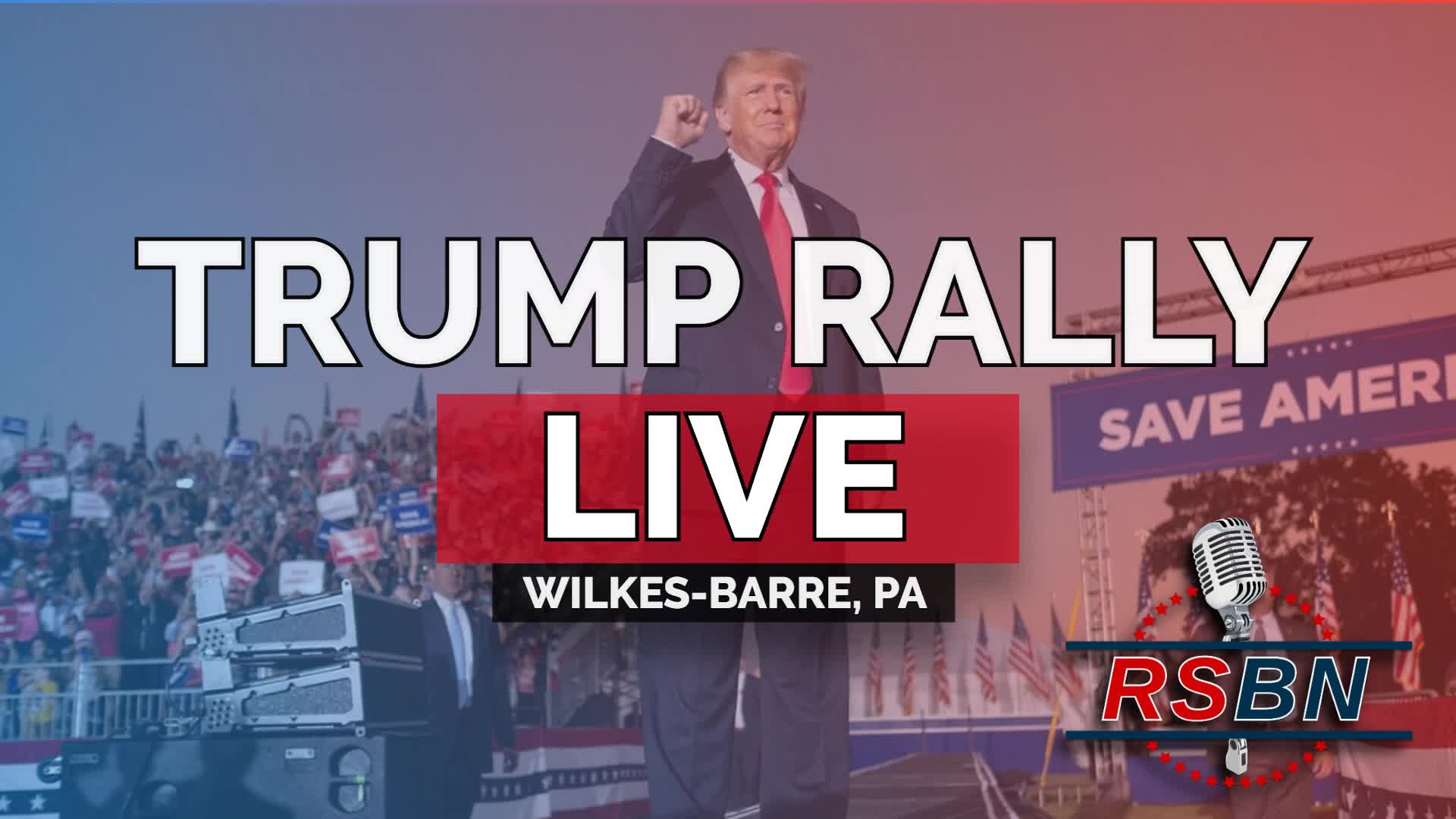 President Donald Trump Rally from WilkesBarre, PA Recorded Yesterday